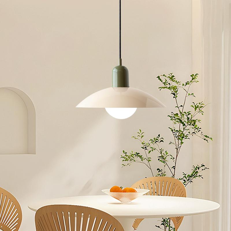 Mid-style Nordic Color Macron Cining Room Bedroom Lighting Chandelier Simple Modern Bauhaus Dining Table Chandelier Study Lamp