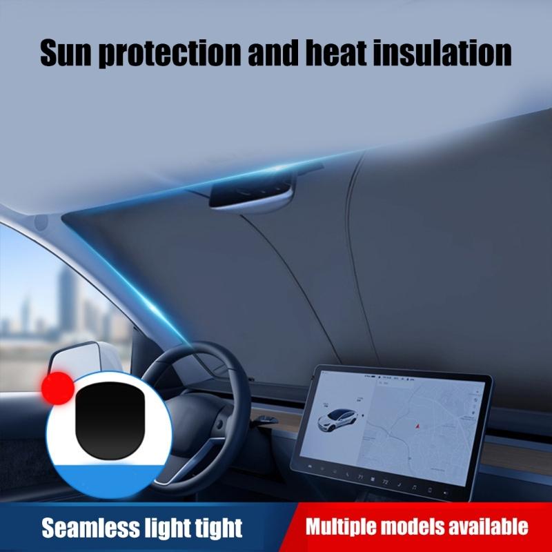 Car Windshield Sunshade Automotive Sun Umbrella Telescopic Sun Shade for Heat Insulation Front Window Umbrella Sunshade