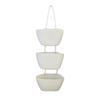 Woven Cotton Multi Pocket Hanging Baskets Handwoven Wall Mount Storage Bag  Living Room