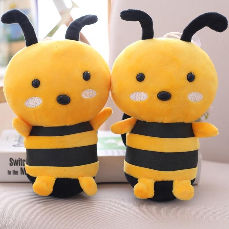 Cute Bee Cartoon Plush Toy Adorable Sleep Companion Girls Kids Birthday Gift