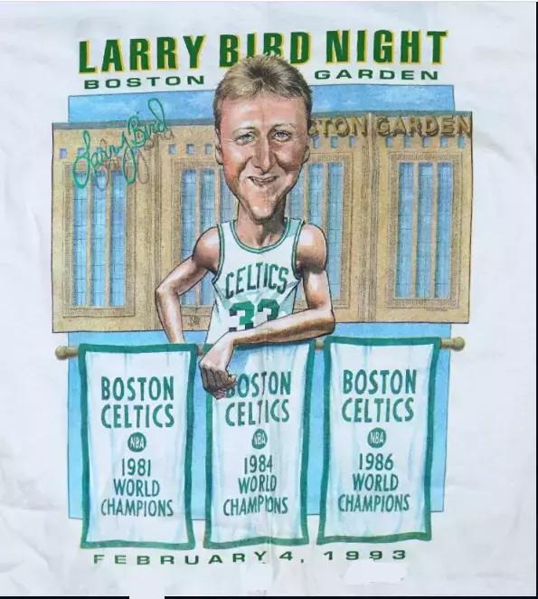New LARRY BIRD VINTAGE Boston White Unisex S-234XL T-shirt.webp Unisex T-Shirt S