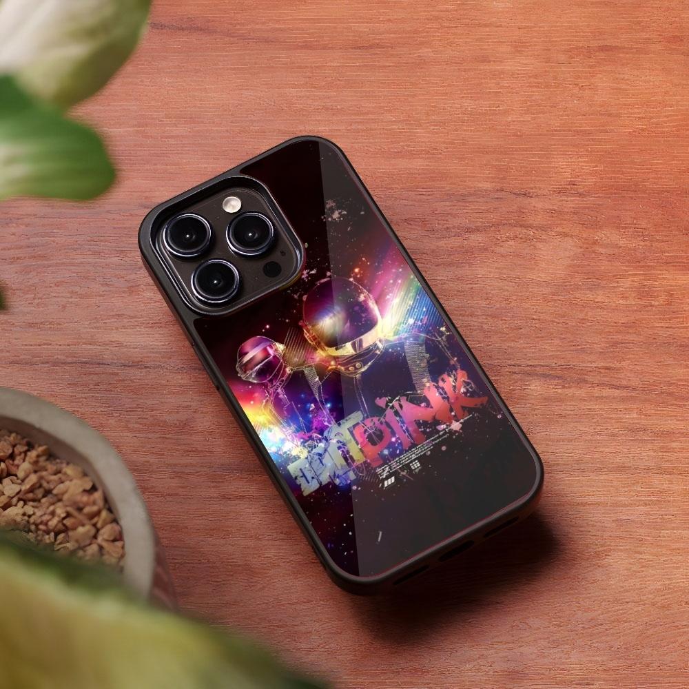 Daft Punk Phone Case for Iphone 16 15 14 13 Pro Max 12 11 Mini 7 8 Plus Se Xr X Xs Fundas Shell PC+TPU Cover