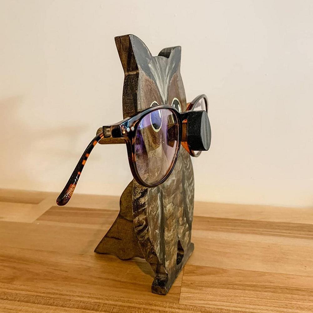 Brillenhalter Kreativer Niedlicher Tier Brillenhalter Eule Welpe Hund Sonnenbrillen Displayständer Für Zuhause Büro Schreibtisch Dekoration