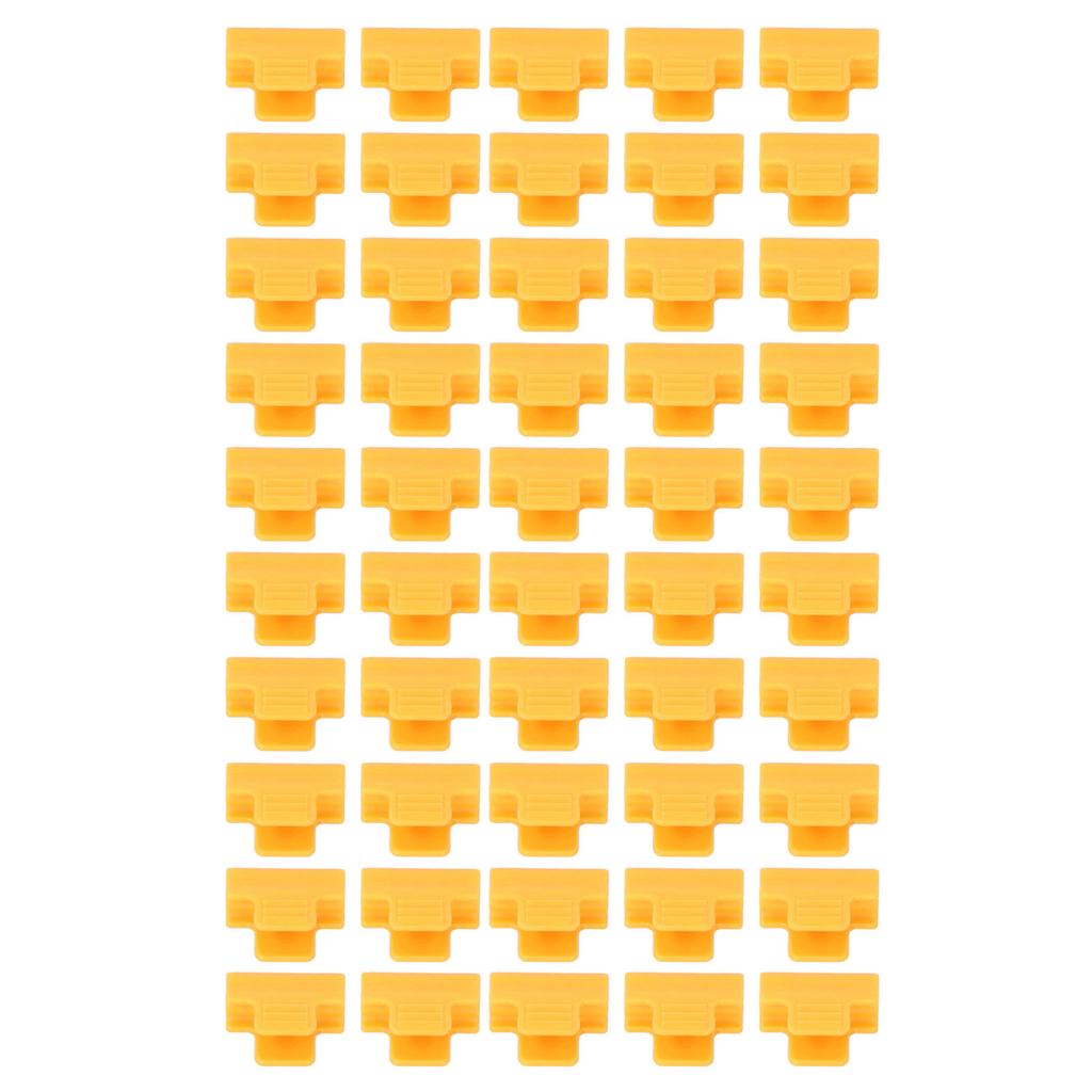 50pcs/set Shade Cloth Clips Rust Resistance Steel Wire Pressure Film Clip for Greenhouse