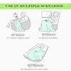 Wash-ink landscape painting digital-printed polyester Bedroom velvet flannel soft sofa cover blanket Fleece sofa cover blankets