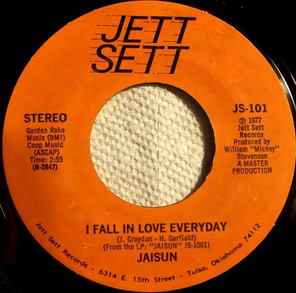 

7inch Record JAISUN I Fall In Love Everyday Try And U JS101 JETT SETT 1977 US SoulFunk Used
