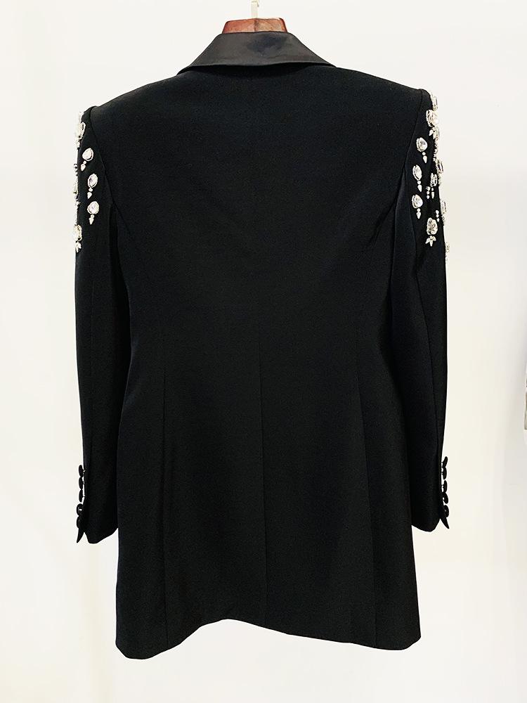 2026 High Street: Slim Fit Blazer with Beading & Rhinestones - Early Spring Collection