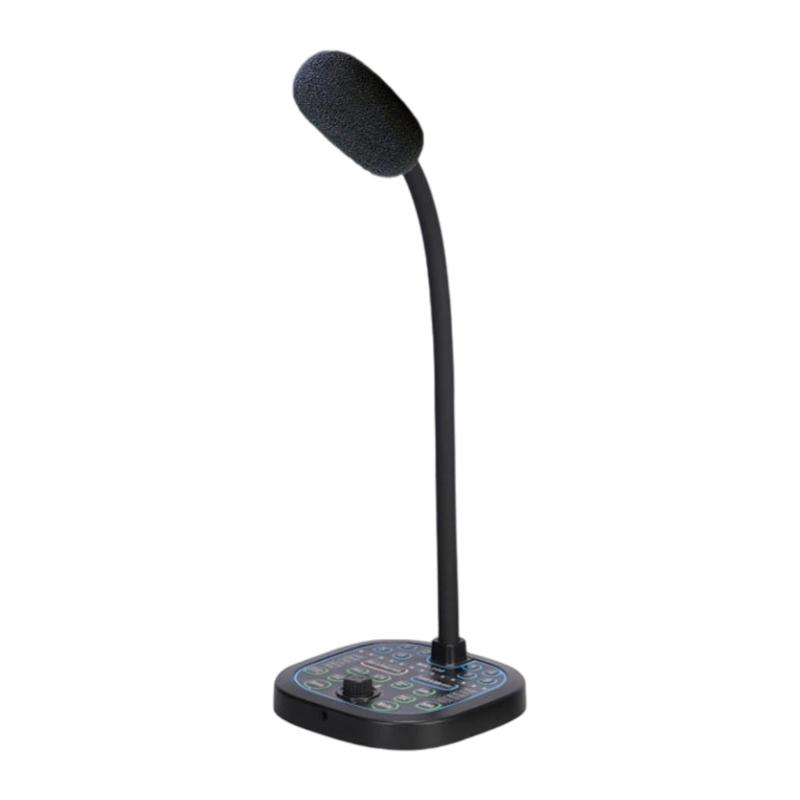 

Instantly Voice Adjuster Handheld Microphone with 16 Effects Compact Design for Mobile PC Gaming Consoles Black 1