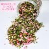 Lunari Diorama Spring Cherry Miniature DIY Craft Scenery Handcraft Powder, Blossoms, Model, Parts, Pink, Materials, Landscape, Green, Accessories,