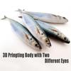 3D Barracuda Simulation Lure Set - 2 Pack, 15cm/33.5g, Soft Bait with Fish Eye Design