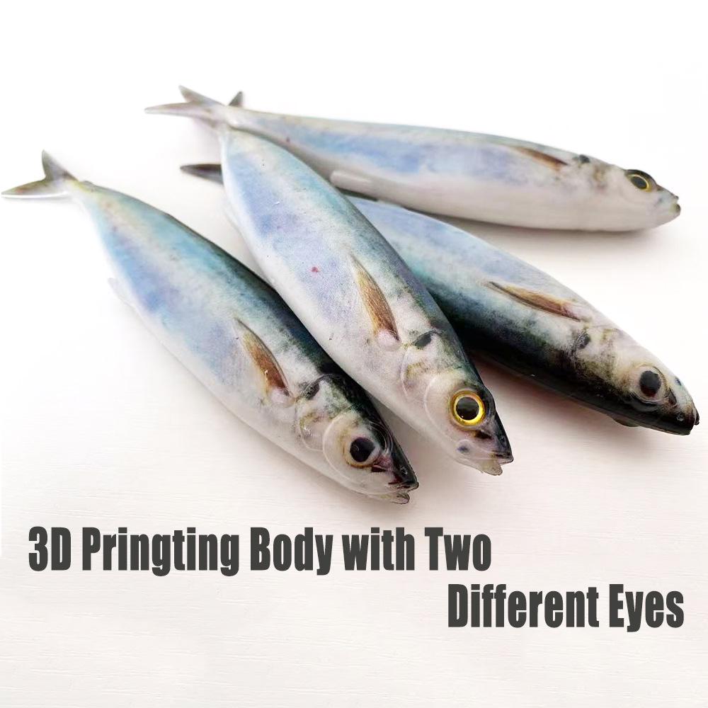 3D Barracuda Simulation Lure Set - 2 Pack, 15cm/33.5g, Soft Bait with Fish Eye Design