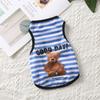 Pet Clothes Cartoon Pet Clothing Summer Shirt Casual Vests Cat T-shirt Puppy Dogs Clothes for Small Pets