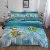 Clownfish Duvet Cover Sets For Kids Queen Size Lightweight Down Quilt Covers Bedroom Decor 2 Pillowcases 1 Duvet Cover No Quilt