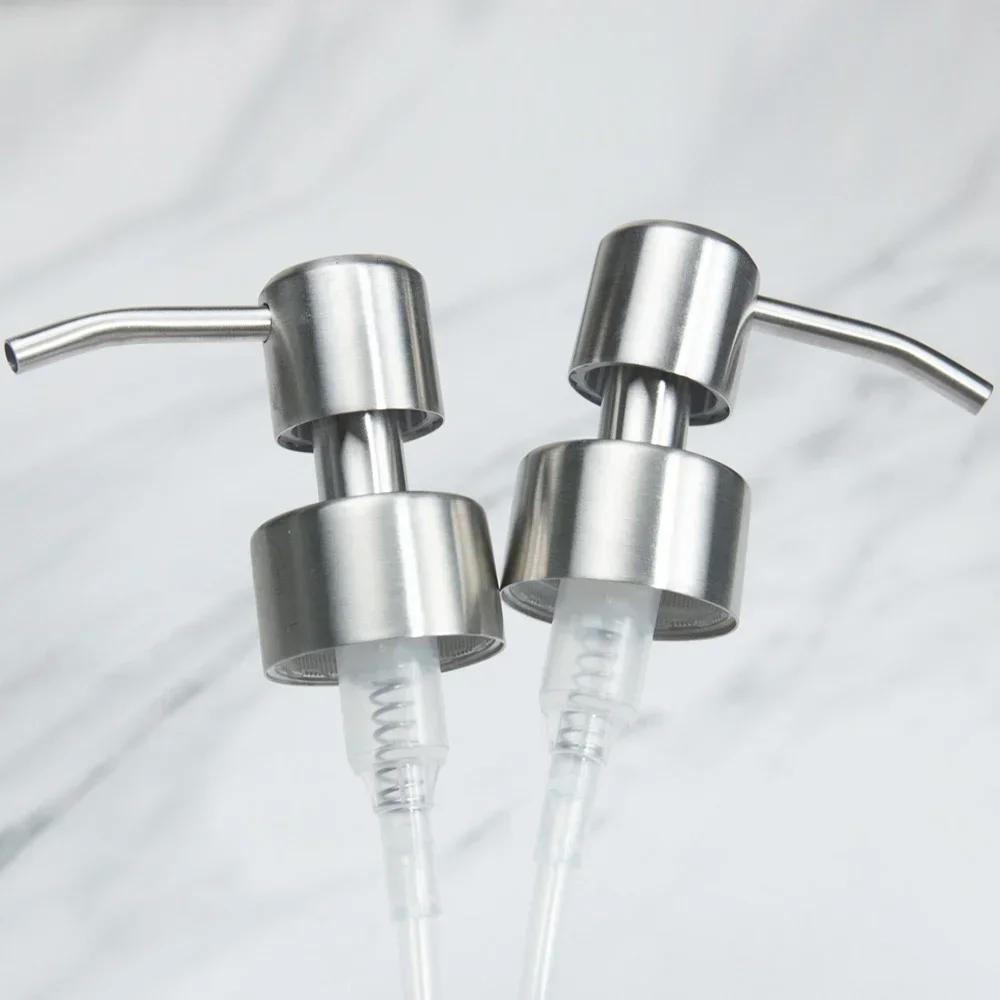304 Stainless Steel Hand Soap Liquid Dispenser Nozzle for Bathroom Kitchen Foam Soap Products Bathroom Accessories
