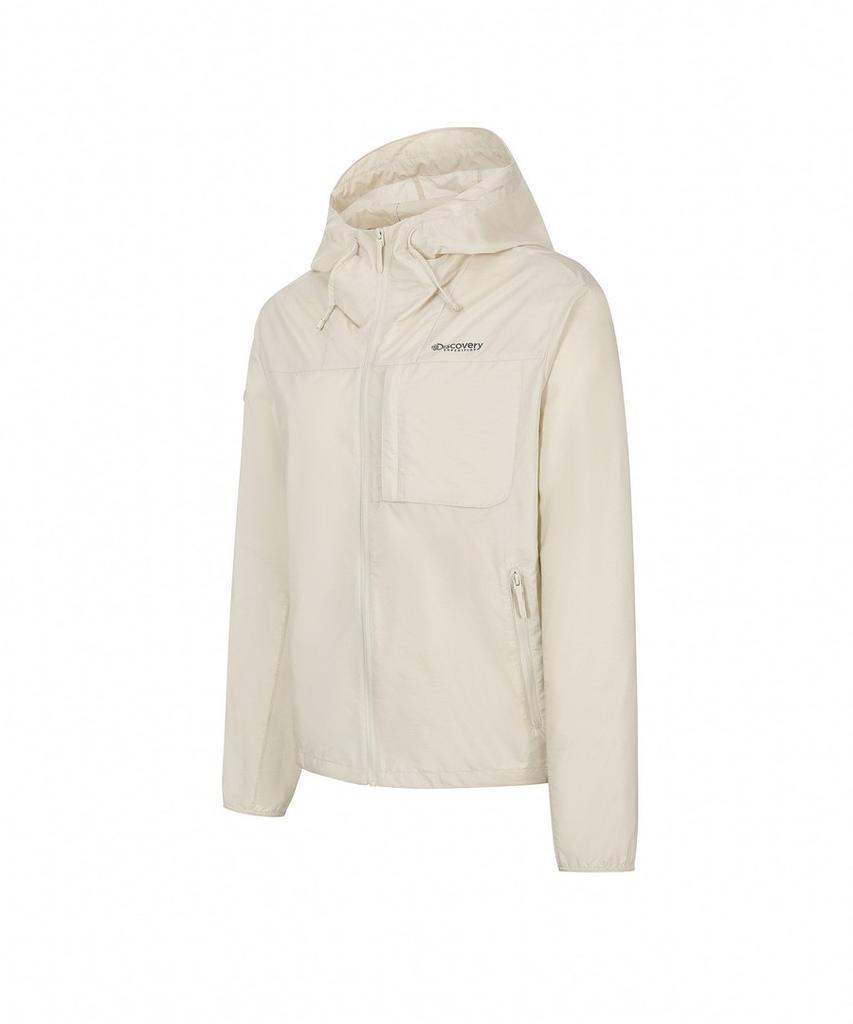 Discovery Expedition Women'S Freshvent 2.0 Uv Hooded Brim Jacket (D/Ivory)