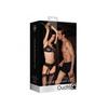 Kit Bondage - OUCH - Avec 4 attaches réglables - Noir - Pour adultes - Facile à installer