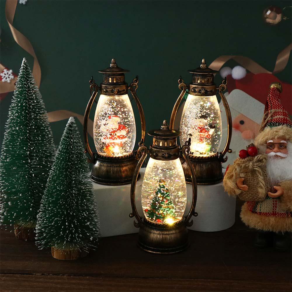 Illuminated Christmas Wind Lamp Christmas Tree Christmas Decorative Lantern Small Pendant
