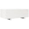 Plant Pot White 70x40x26.5 Cm Solid Pine Wood