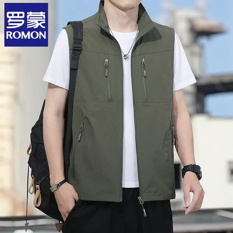 Men s Summer Multi-Pocket Fishing Vest XL