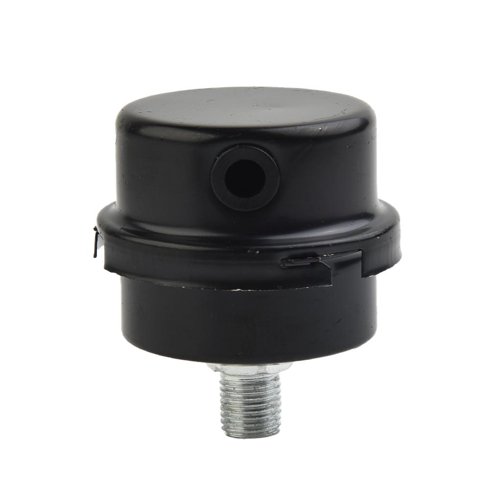 12.5mm Air Compressor Filter 16mm 20mm Workshop Parts Tools Muffler Black