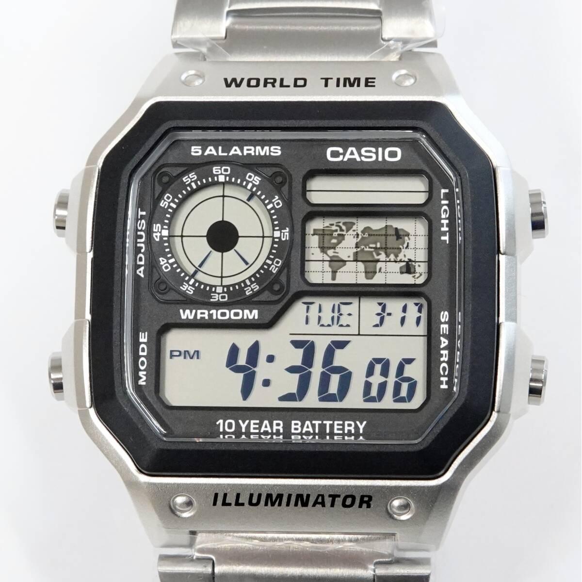 Б/у CASIO Casio AE-1200WHD-1AVDF Мужские Цифровые