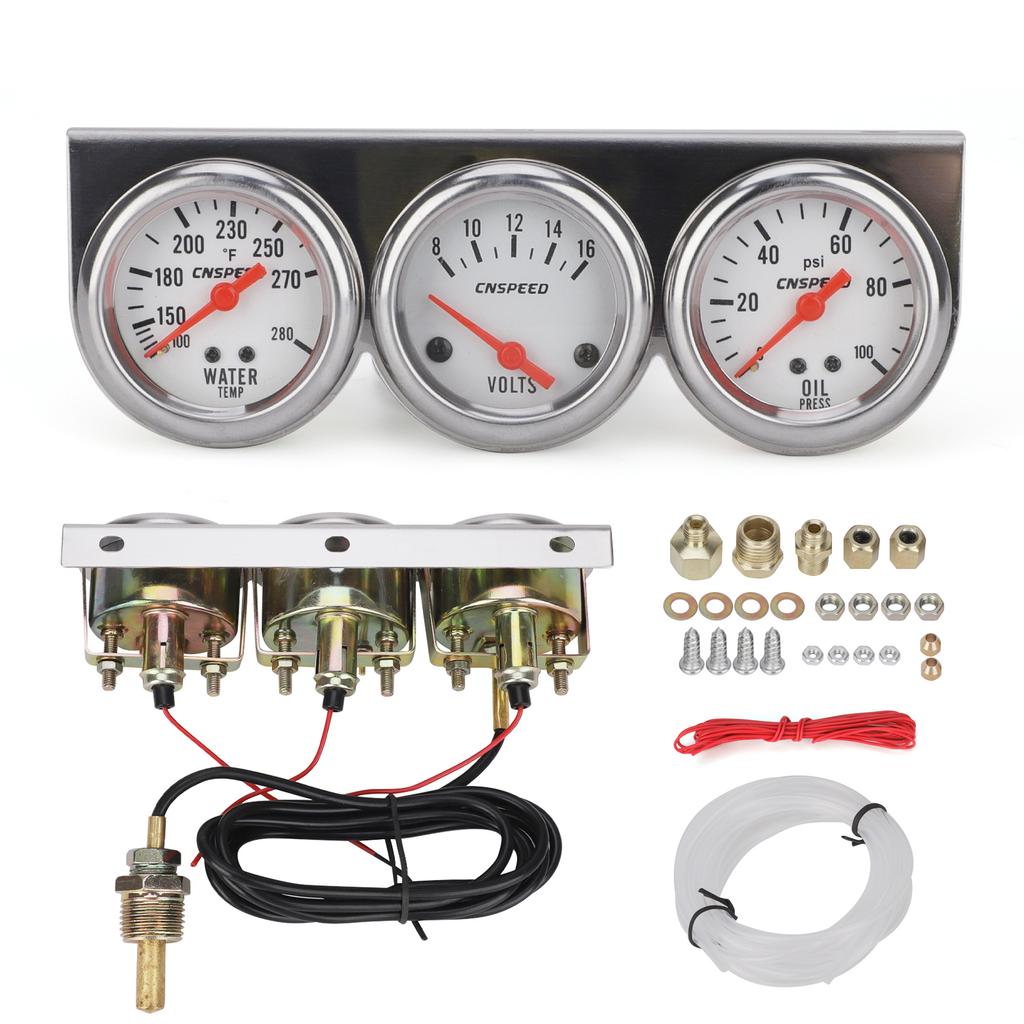 For Car 40-150 Celsius With 1/8npt Water Temp Gauge Meter Sensor & Adapter 2 '' 52mm Digital Led Water Temperature Gauge Meter