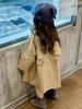 2025 British Style Mid-Length Windbreaker for Girls - Early Autumn Collection