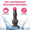 Large Dog Knot Ejacultion Dildo With Sucker Spray Liquid Function Sex Toys For Women/Men/Couple Purple Silicone Squirting Penis