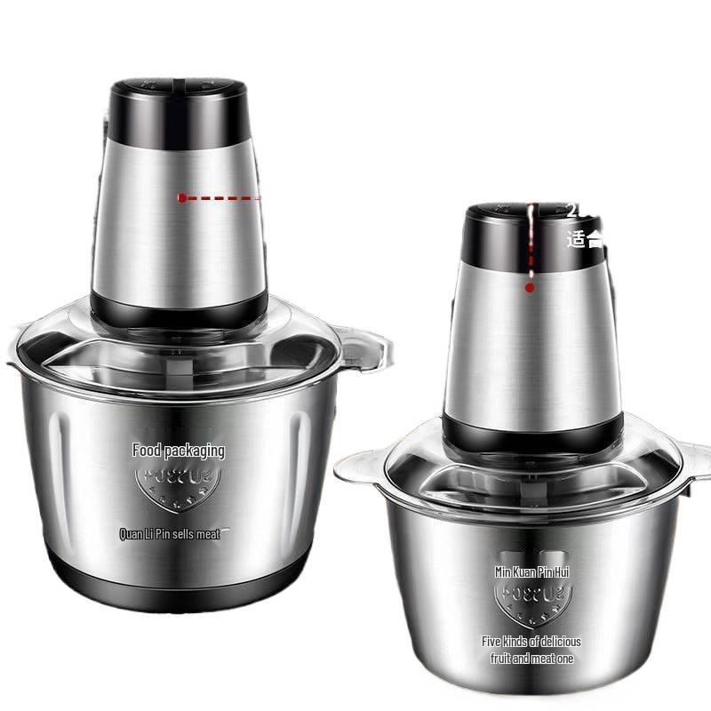 Automatic German Electric Meat Grinder & Garlic Chopper - Multifunctional Food Processor