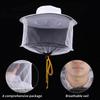 Beekeeping Professional Cap Beekeepers Hat with Brim Face Thickening Sunscreen Half-Length Special Protection Beekeeper