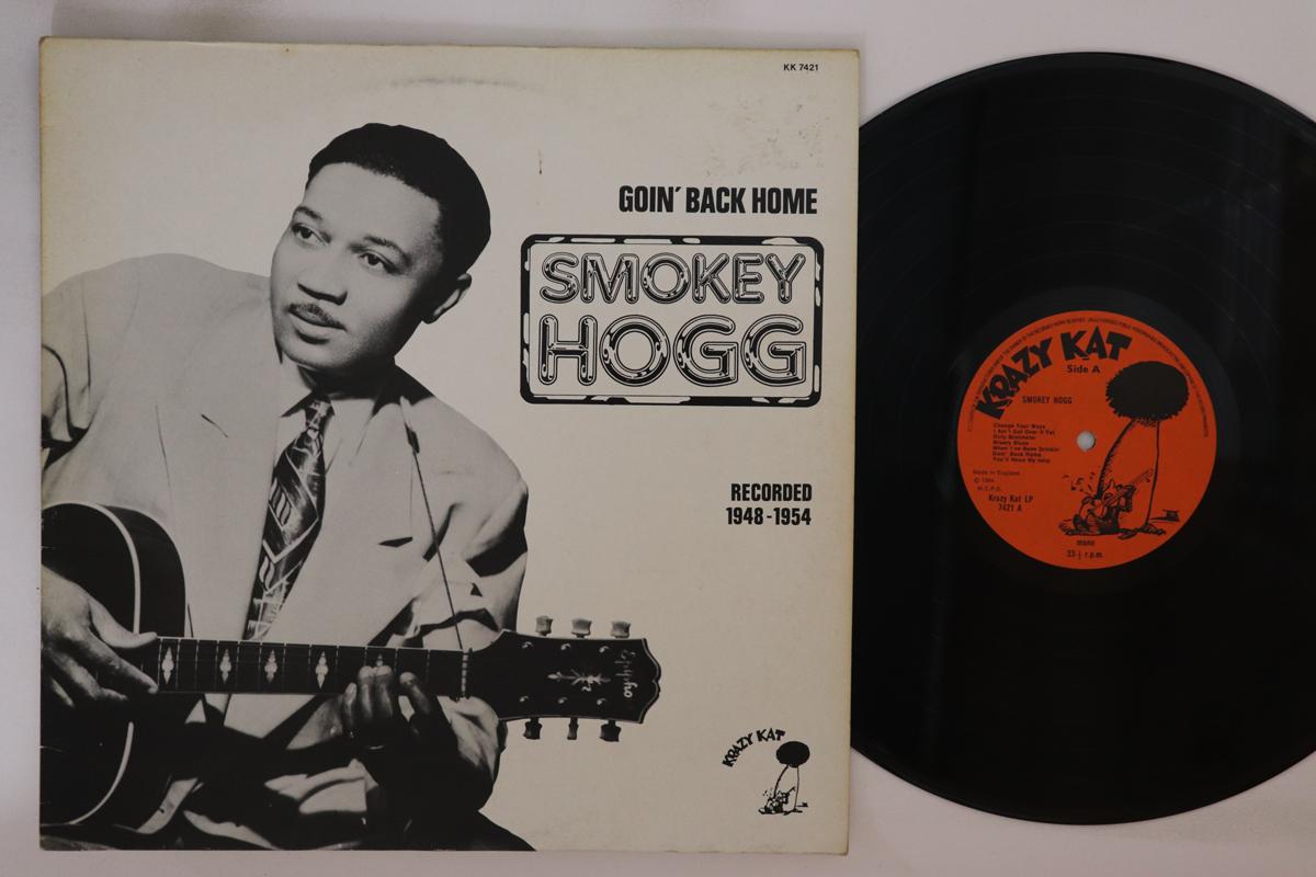 

LP Record SMOKEY HOGG Goin Back Home KRAZYKATLP7421 KRAZY KAT 1984 UK Blues Used