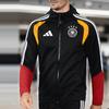 adidas World Cup Germany Team Windproof Warm Striped Player Version Hooded Long Sleeve Zip Football Jersey Men Jerseys JZ4581