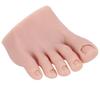 Linker/Rechter Silikon-Übungsfuß Weiches Silikon-Fußmodell Für Nagelkunst-Training