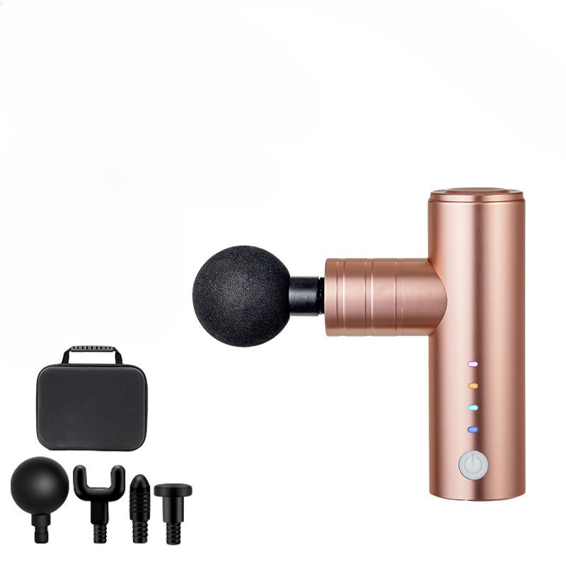 Mini Fascial Gun Damski inteligentny elektryczny cichy aluminiowy stop profesjonalny relaksujący masażer dolnej części pleców