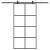 Vidaxl Porta Scorrevoli A Con Accessori, 102,5X205 Cm, Esg E Alluminio