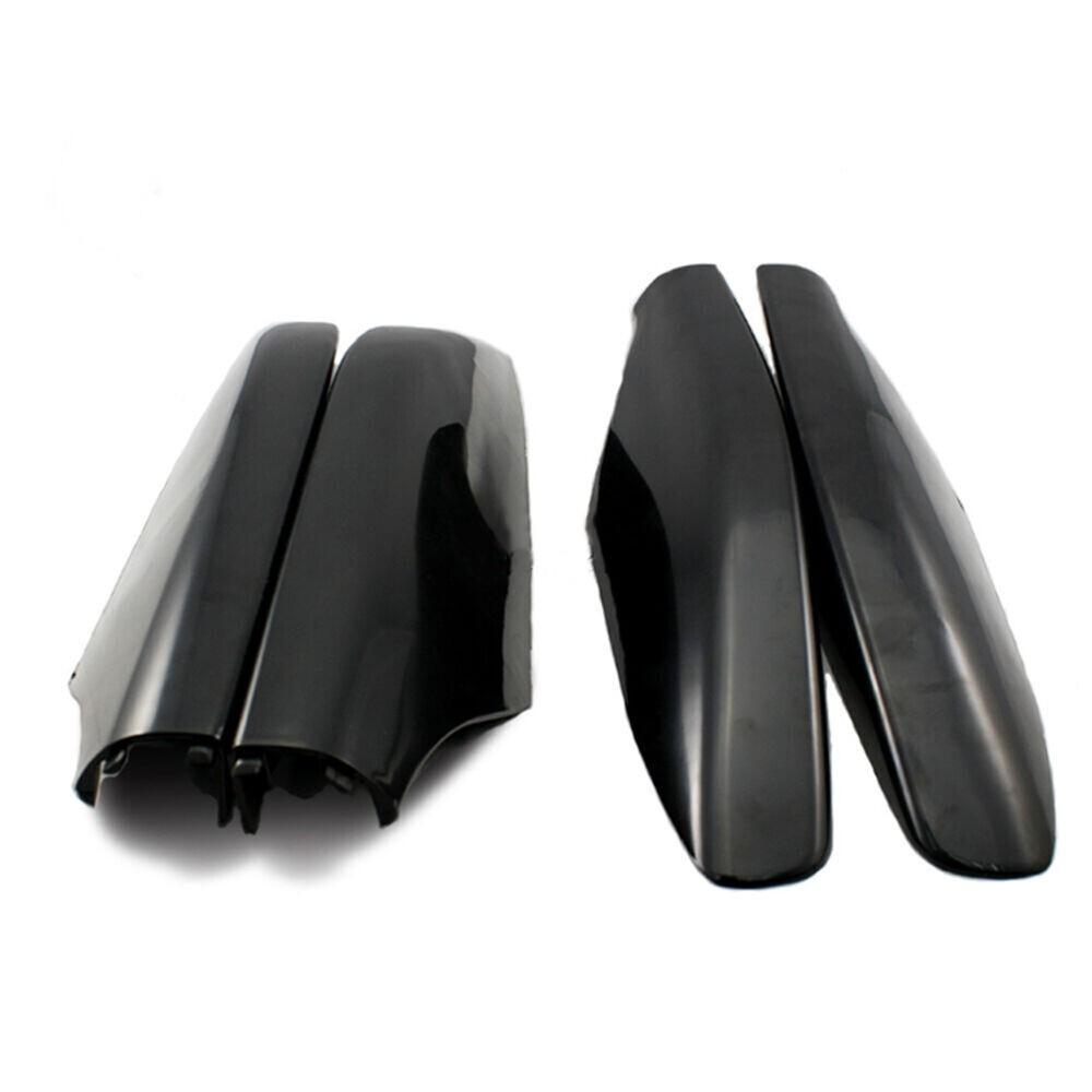 4PCS Black Roof Rail Rack End Molding Cover Cap Shell For Lexus GX470 2003-2009