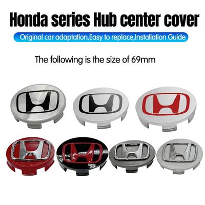 4pcs ABS Car Rims Hubcaps Wheel Center Caps For Fit Jazz GK5 Civic Type-R CRV Pilot Accord Insight Spirior City HRV XRV