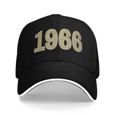 Geboren 1966 Vintage 60 Jahre alt lustig 60. Geburtstag Merch Herren Damen Baseballkappen Truckerhut Mode Formelle Kopfbedeckung