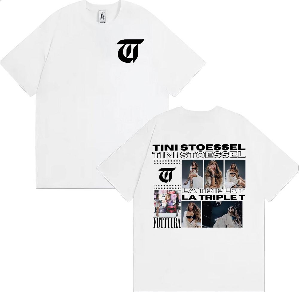 TINI STOESSEL La Triple T Futtura 2025 Tour T Shirts Unisex Women Clothing Fashion Aesthetic Tshirts Casual Comfort Cotton Tshirt