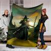 Theme Printed Blanket Perfect For Couch Bed Travel Outdoor Use Machine Washable Cozy Durable