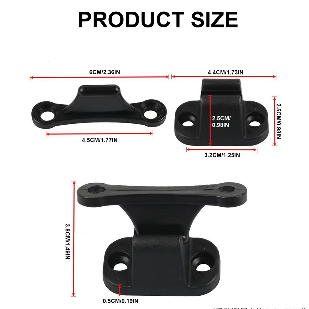 2Pcs T Shaped Warehouse Door Suction Magnetic Door Locks Door Catch Holder Nylon Door Retainer Easy To Install