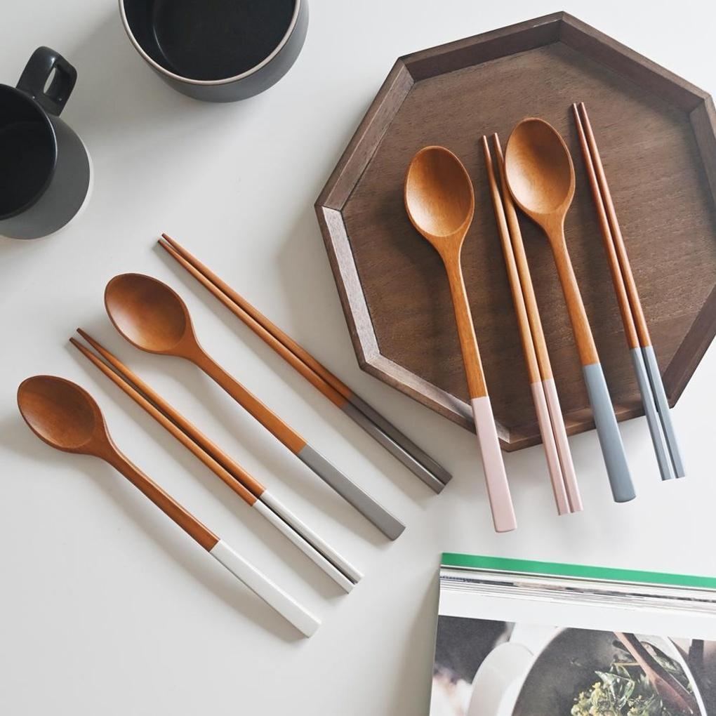 Romwood Candy Pastel Wooden Spoon Set