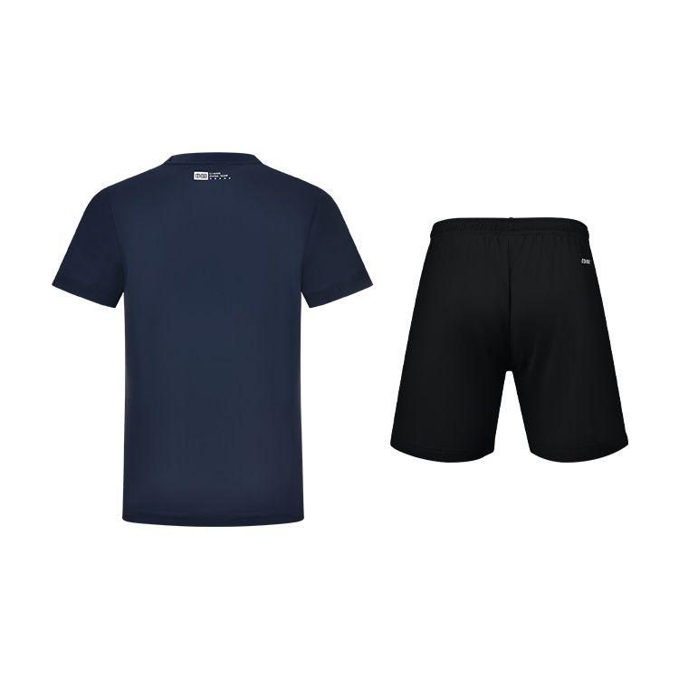 Li-Ning Minimalist Fashion Lightweight Casual Sports Suit Unisex suits Blue AHSS983-1+AKYT063-4