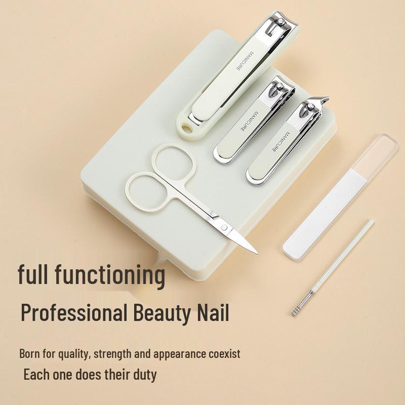 Yuan Ding Anti-Splash Angled Nail Clipper Set - Pedicure Tool with Logo