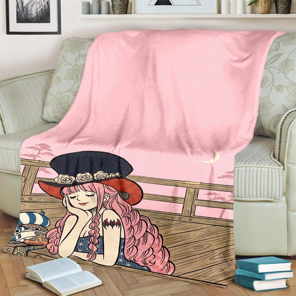 "ONE PIECE" Printed Warm Blanket Flannel for Sofas, Beds, Chairs and Picnics