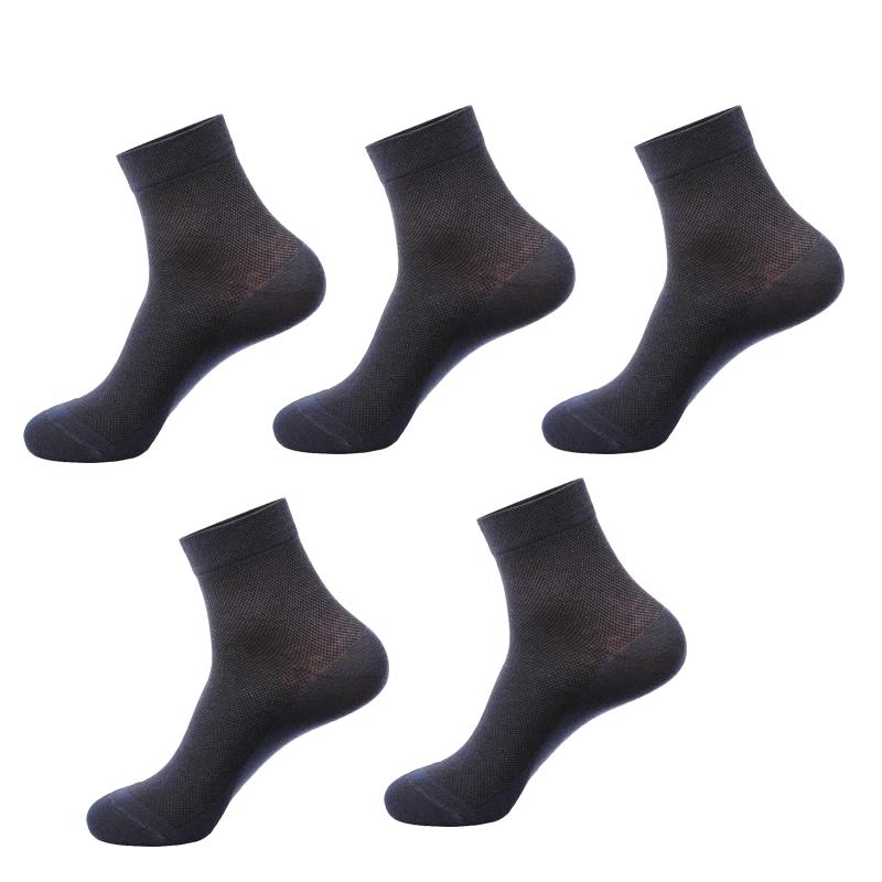 10 Pairs Men's Plus Size Mid-tube Socks European Size 43-48 Mesh Casual Sports Socks Big Foot Design