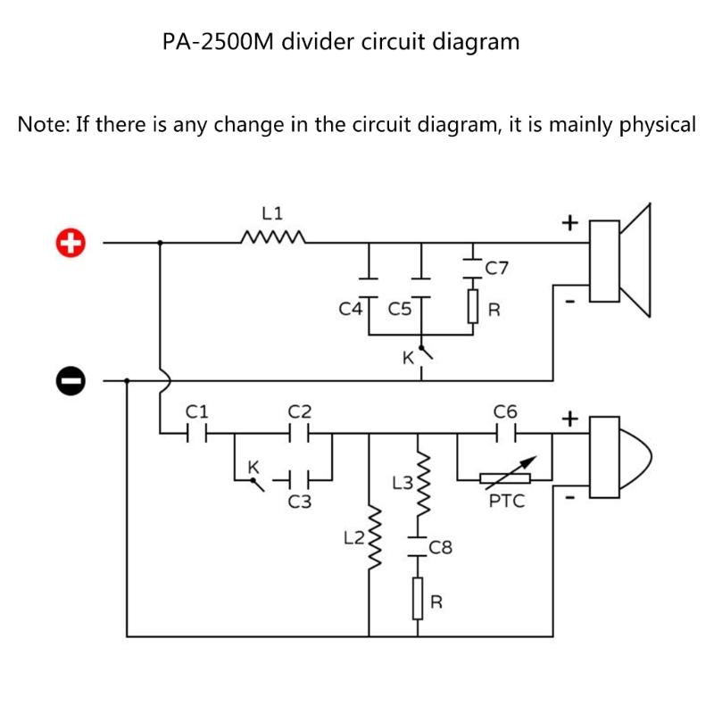 800W 2 Way Hifi Treble Bass Frequency Divider Home Video Sound Stereo Crossover Filters Devices Home Speaker DIY