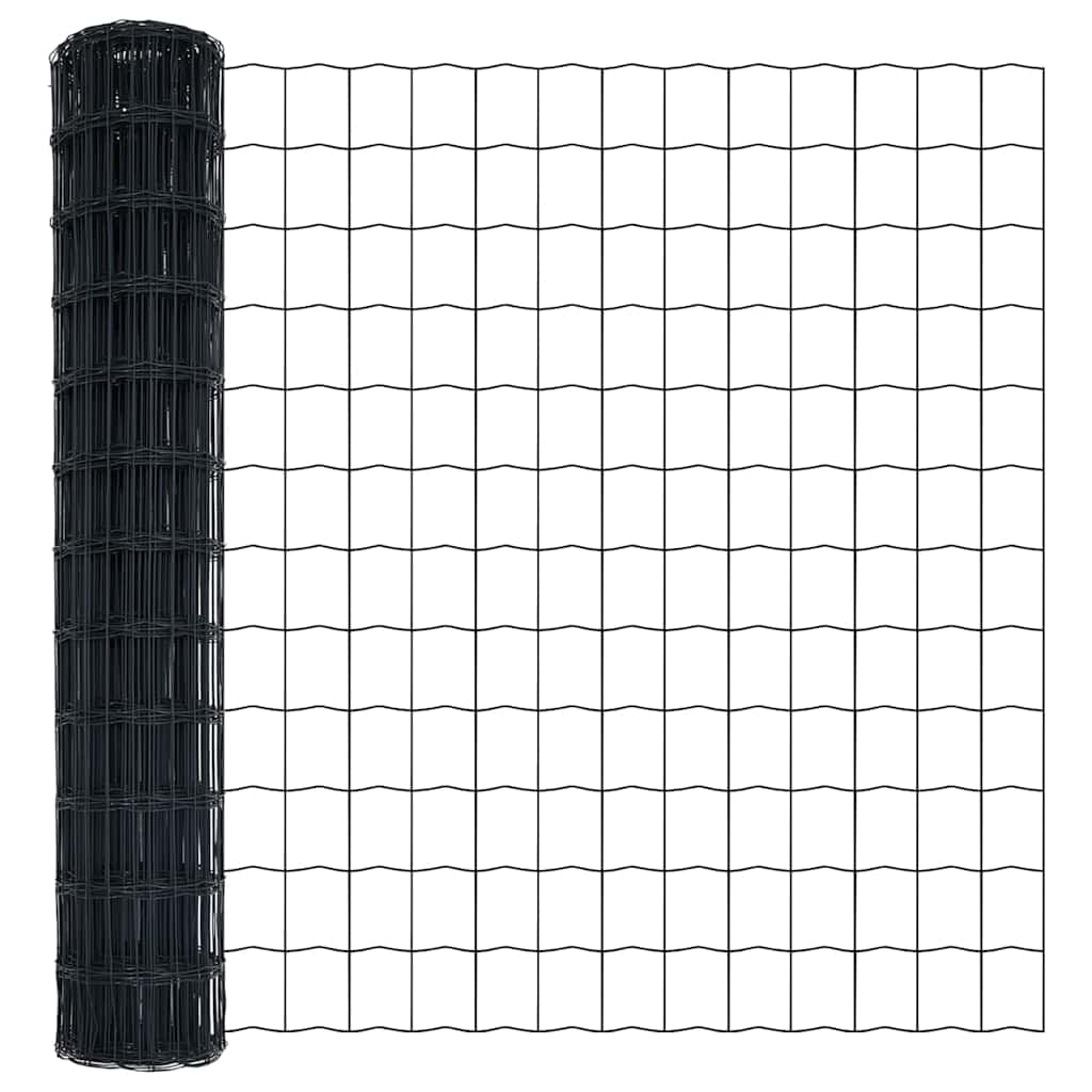 Euro Fence Gray 1 X 10 M PVC Coated Iron