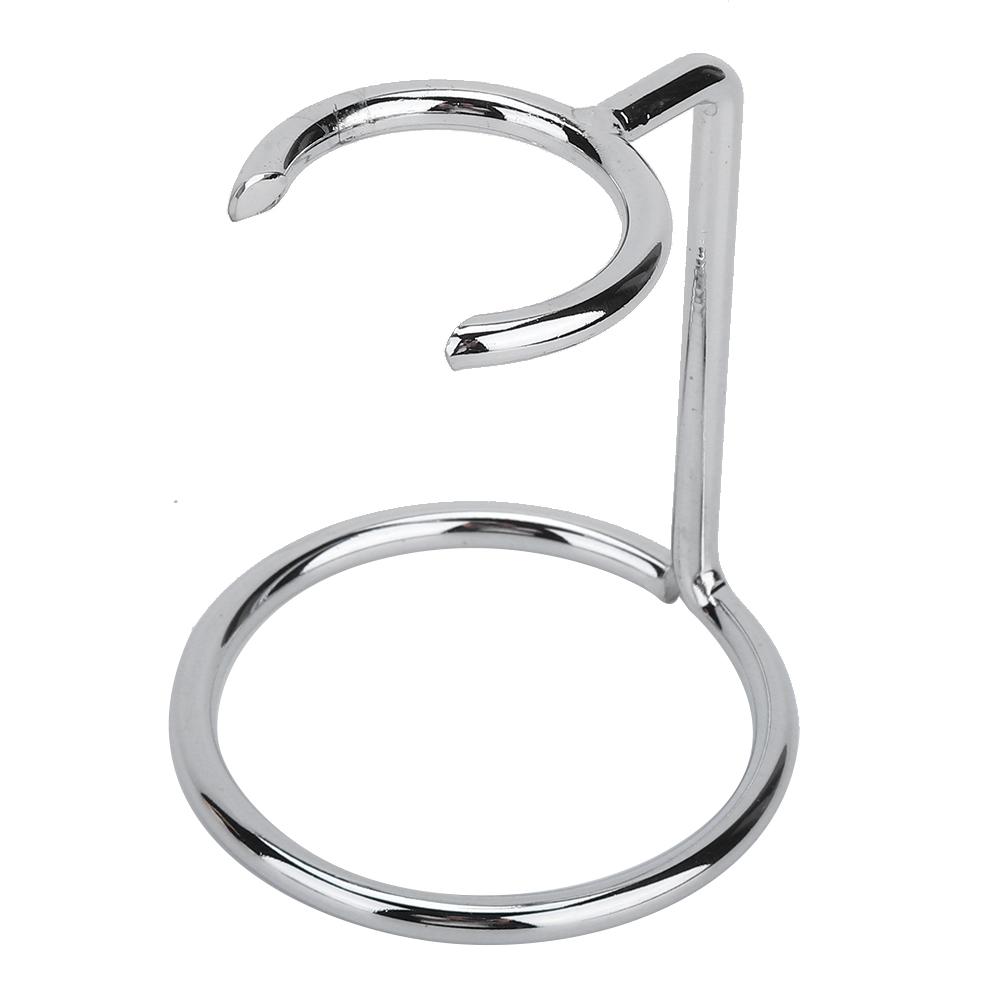 Men Stainless Steel Shaving Brush Stand Razor Holder for Salon Home Travel Use
