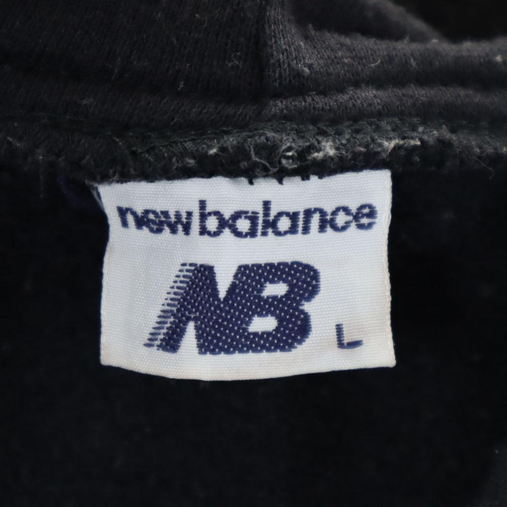 New Balance 90s Old Long Sleeve Sweatshirts L Black Back Brushed Women Used